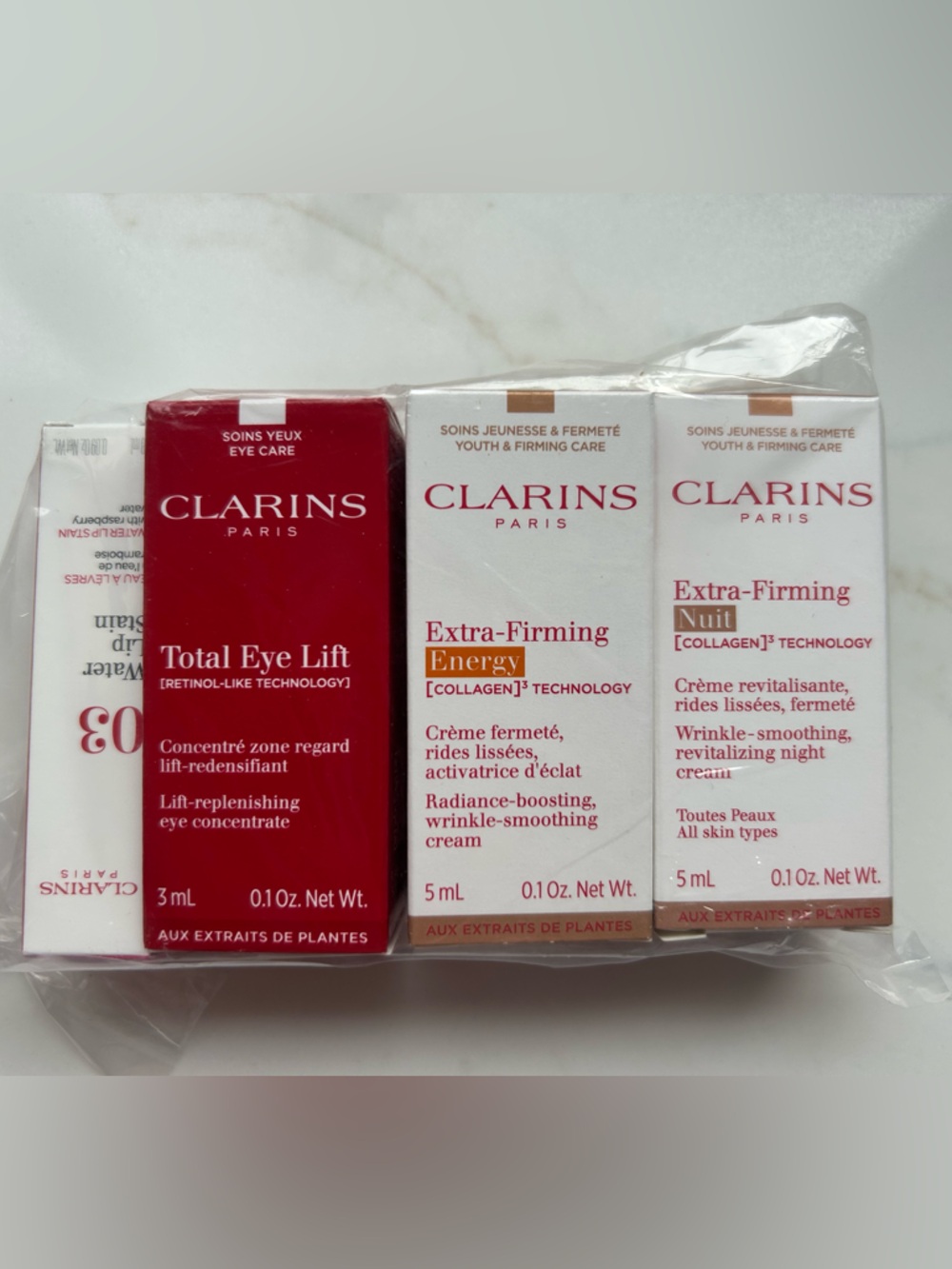Clarins Skincare Bundle - Deluxe Sample Sizes